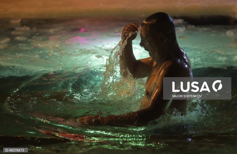 Rússia: Celebrações da Epifania ortodoxa em Moscovo