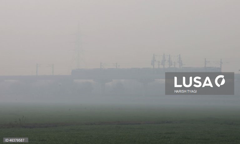Nova Deli: Aumento do nível de poluição atmosférica
