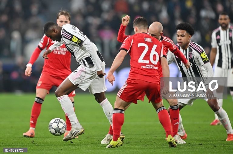 Futebol: Liga dos Campeões - Juventus vs Benfica