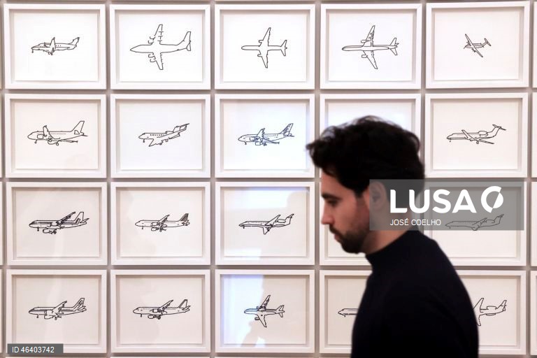 Visita de imprensa e inauguração da exposição "Auto dos Anfitriões: Obras da Coleção da Fundação Leal Rios na Coleção de Serralves", Museu de Serralves, no Porto, 22 de janeiro de 2026. A exposição exibe pela primeira vez em Serralves obras de alguns dos artistas nacionais e internacionais representados na Coleção da Fundação Leal Rios. JOSÉ COELHO/LUSA