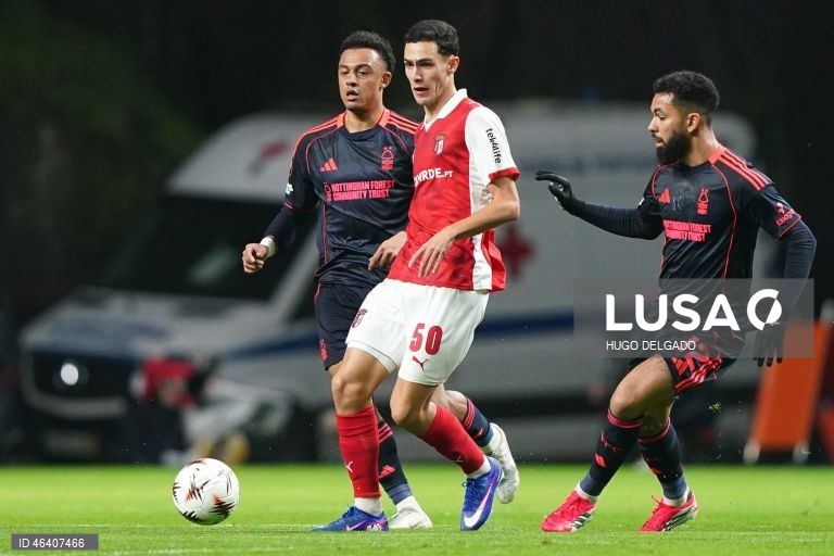 Futebol: Liga Europa - Sporting de Braga vs Nottingham Forest 