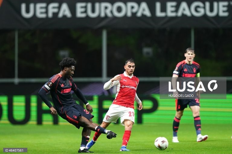 Futebol: Liga Europa - Sporting de Braga vs Nottingham Forest 