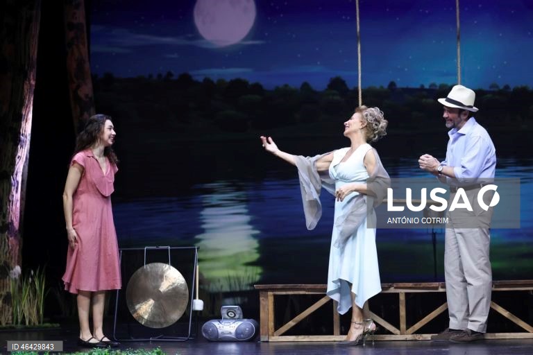 Teatro: Ensaio de imprensa da peça “A Gaivota”