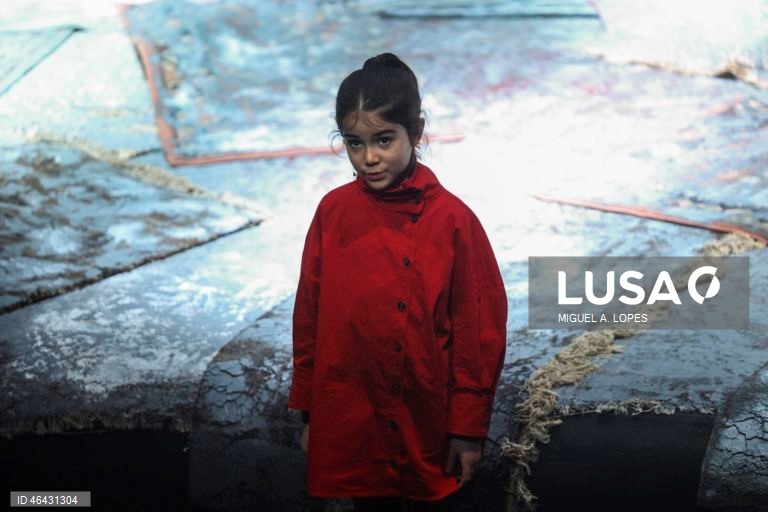 Ensaios de imprensa da peça “Justiça Cega”