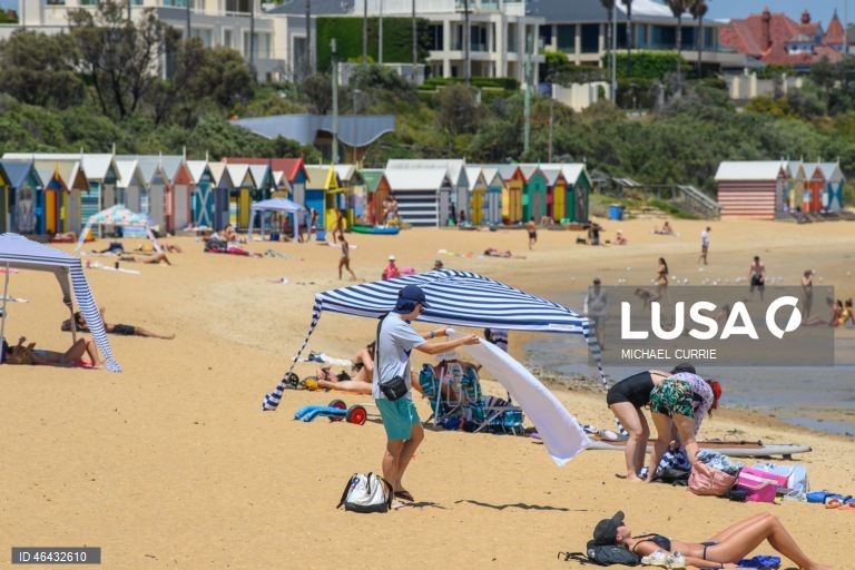 Austrália: Onda de calor em Melbourne