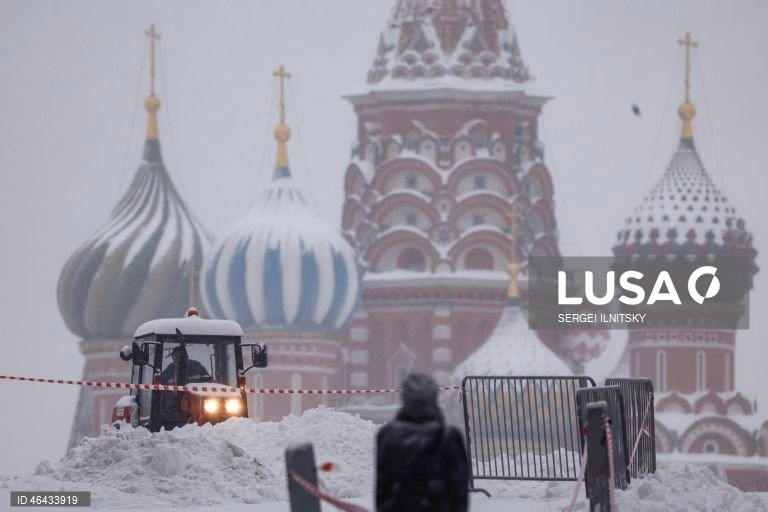 Rússia: Inverno em Moscovo