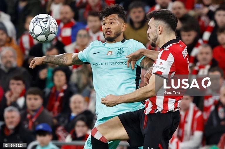 O Sporting apurou-se hoje para os oitavos de final da Liga dos Campeões de futebol, ao vencer o Athletic Bilbau, por 3-2, na última jornada da fase de liga, com um golo de Alisson Santos, aos 90+4 minutos.