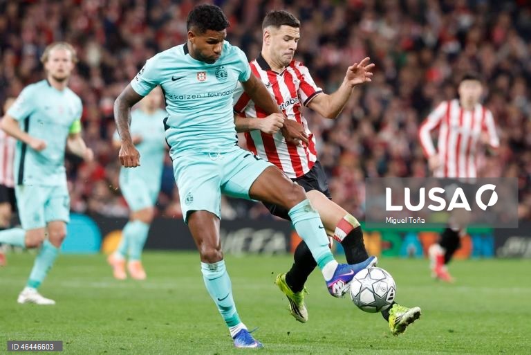 O Sporting apurou-se hoje para os oitavos de final da Liga dos Campeões de futebol, ao vencer o Athletic Bilbau, por 3-2, na última jornada da fase de liga, com um golo de Alisson Santos, aos 90+4 minutos.