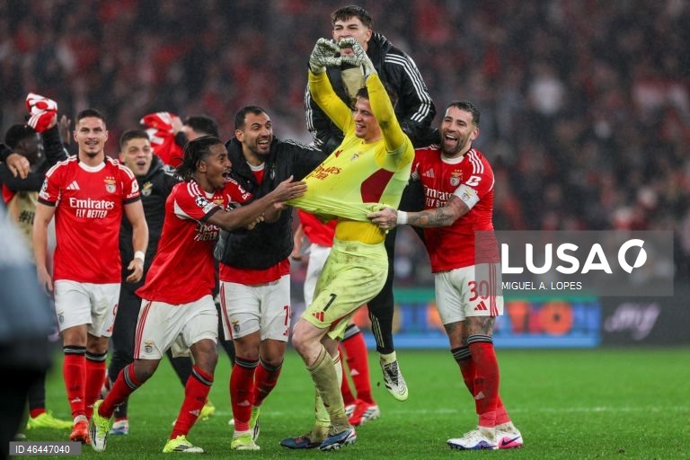 Um golo do guarda-redes Trubin, aos 90+8 minutos, qualificou hoje o Benfica para o play-off de acesso aos oitavos de final da Liga dos Campeões de futebol, garantindo um triunfo por 4-2 sobre o Real Madrid.
