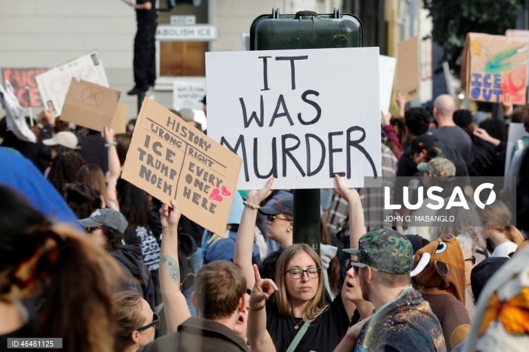 EUA: Manifestação nacional contra o ICE em São Francisco