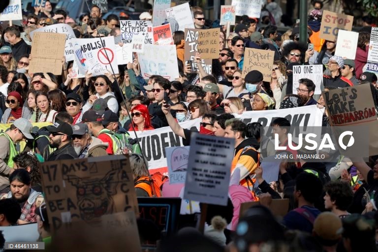 EUA: Manifestação nacional contra o ICE em São Francisco
