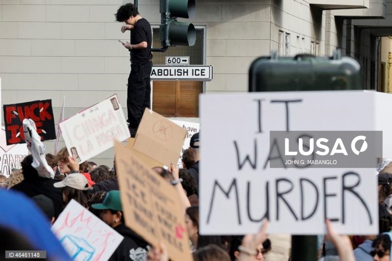 EUA: Manifestação nacional contra o ICE em São Francisco