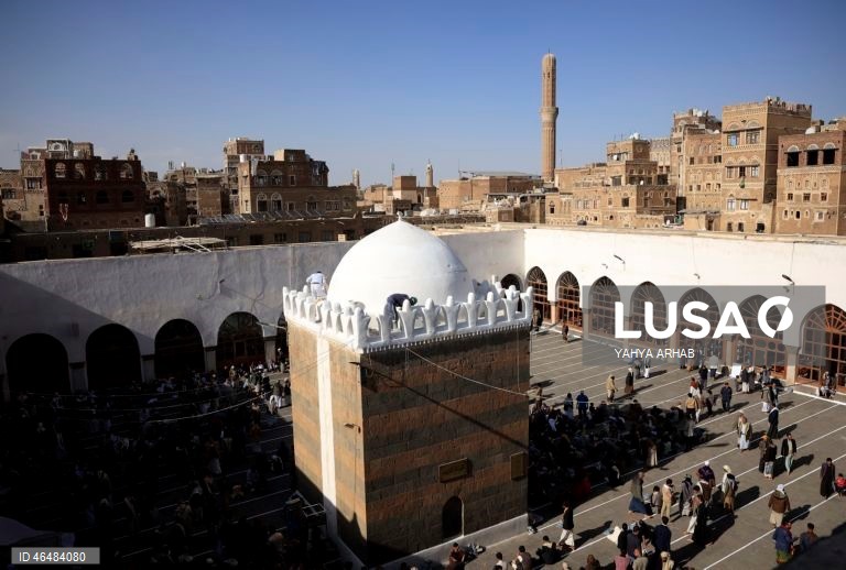 Iémen: Trabalhos de restauro da Grande Mesquita de Saná