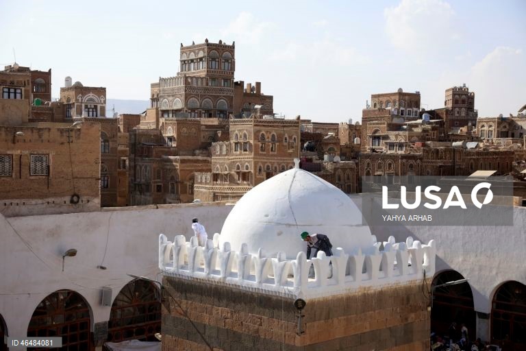 Iémen: Trabalhos de restauro da Grande Mesquita de Saná