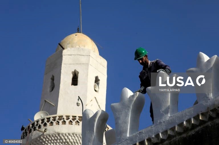 Iémen: Trabalhos de restauro da Grande Mesquita de Saná