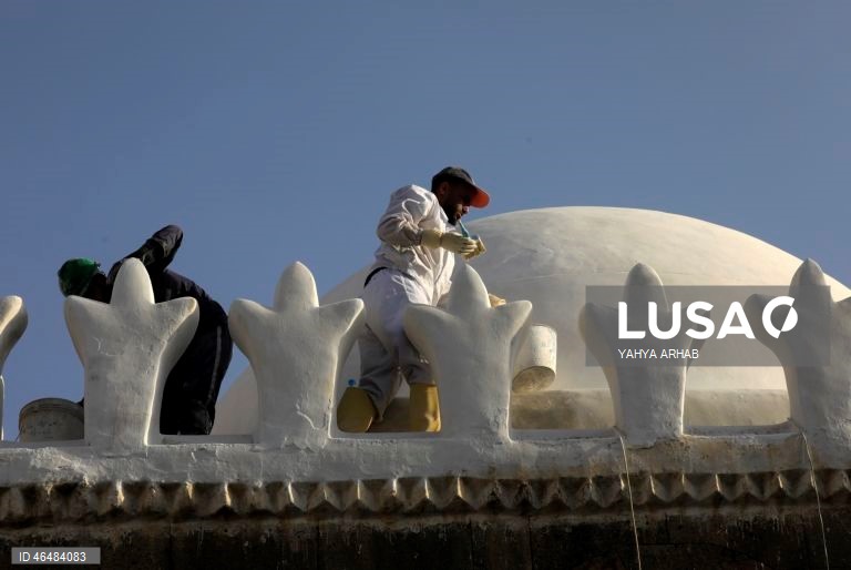 Iémen: Trabalhos de restauro da Grande Mesquita de Saná