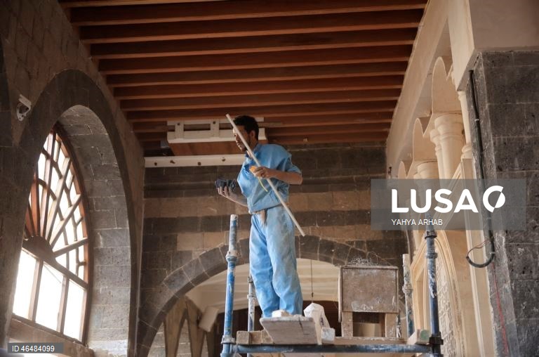 Iémen: Trabalhos de restauro da Grande Mesquita de Saná