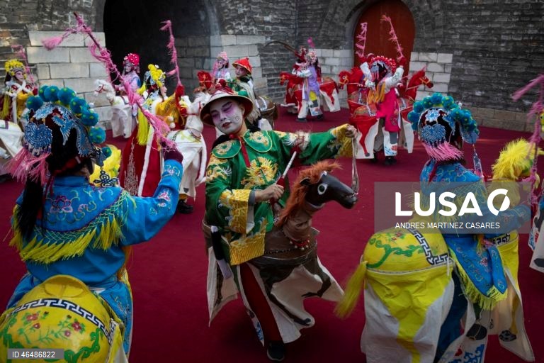 China: Início das celebrações da primavera em Pequim