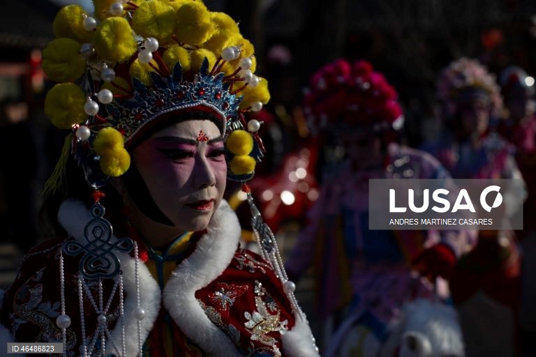 China: Início das celebrações da primavera em Pequim