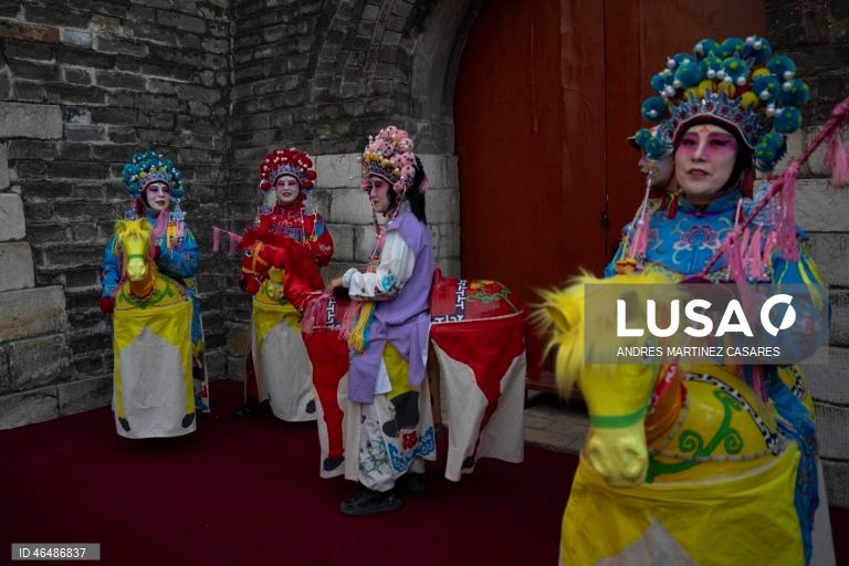 China: Início das celebrações da primavera em Pequim