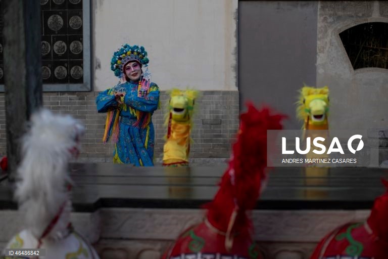 China: Início das celebrações da primavera em Pequim