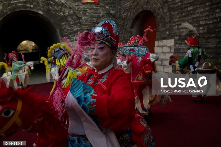 China: Início das celebrações da primavera em Pequim