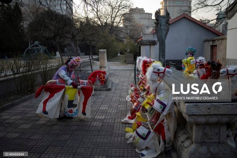 China: Início das celebrações da primavera em Pequim