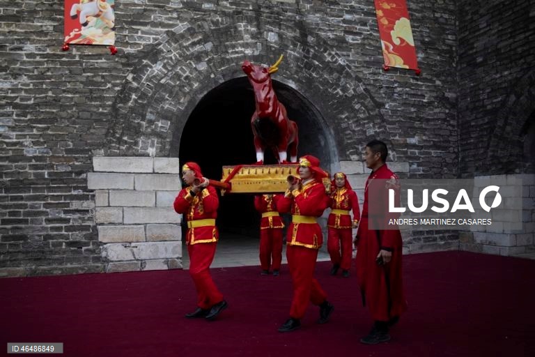 China: Início das celebrações da primavera em Pequim