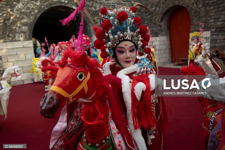 China: Início das celebrações da primavera em Pequim