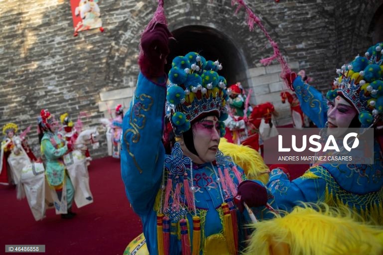 China: Início das celebrações da primavera em Pequim