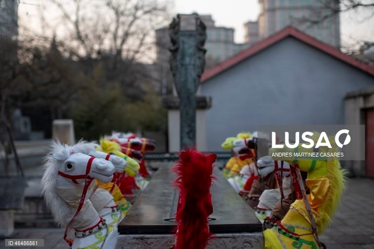 China: Início das celebrações da primavera em Pequim