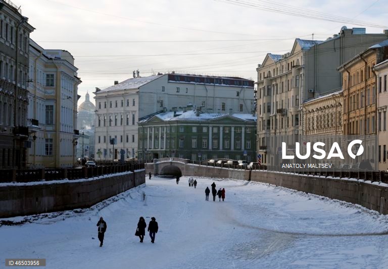 Rússia: Inverno em S. Petersburgo