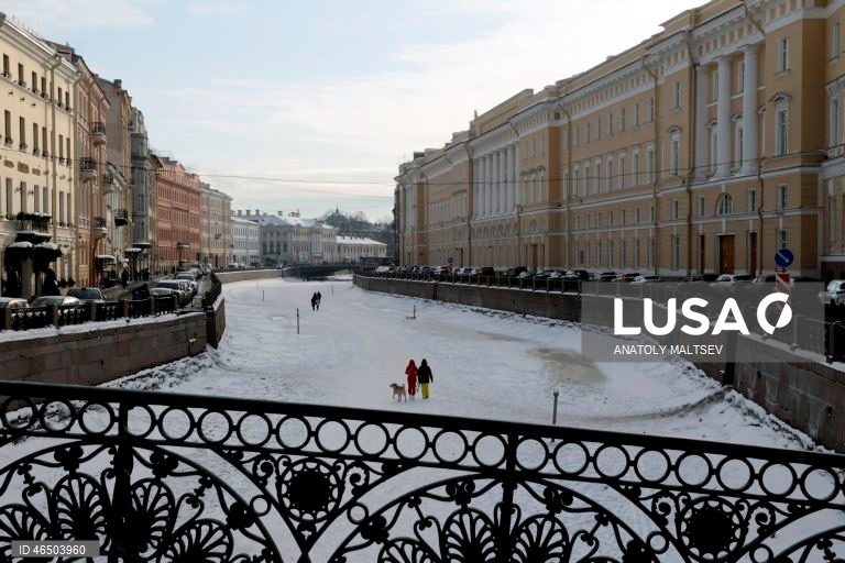 Rússia: Inverno em S. Petersburgo