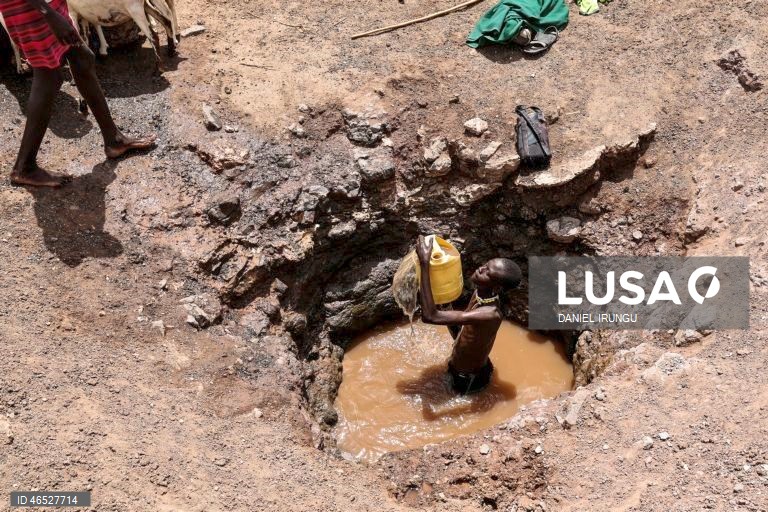 Quénia: Situação de seca no condado de Turkana
