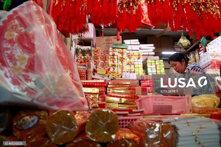 Preparativos para o Ano Novo Lunar Chinês