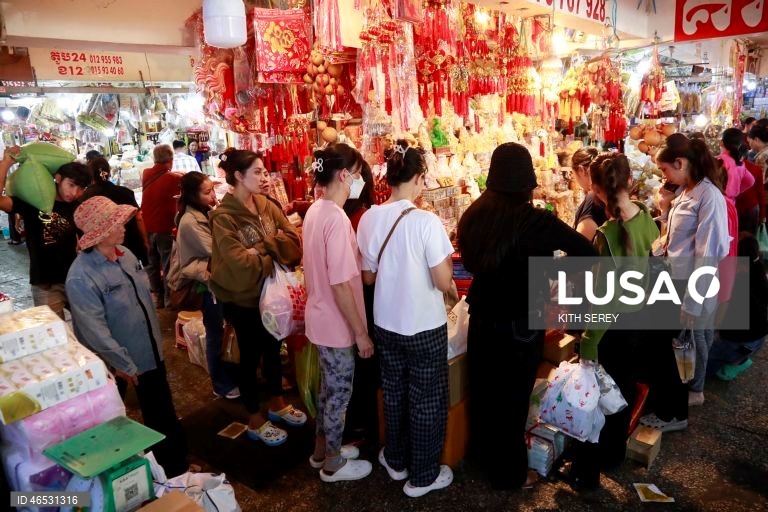 Preparativos para o Ano Novo Lunar Chinês