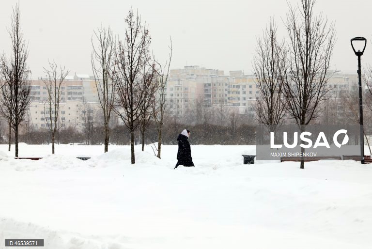 Rússia: Inverno em Moscovo