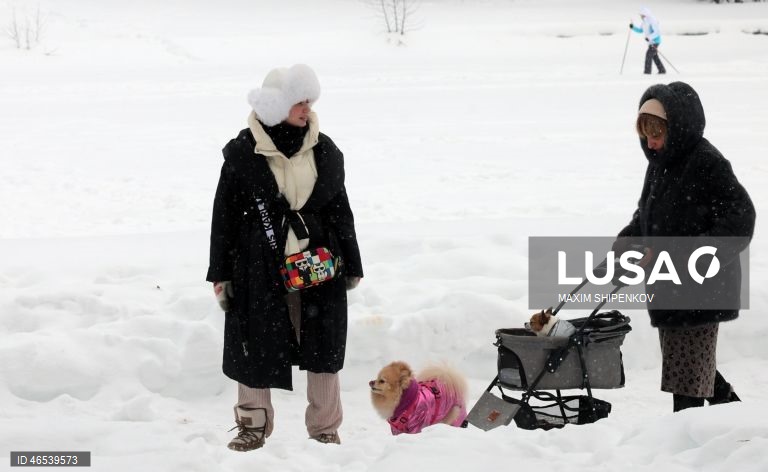 Rússia: Inverno em Moscovo