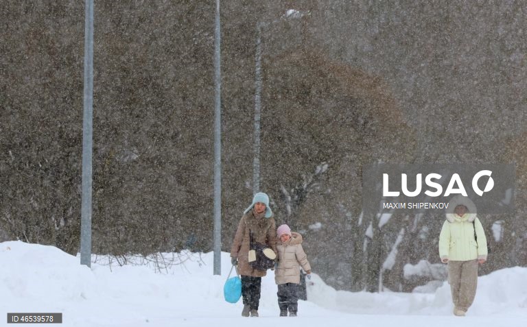 Rússia: Inverno em Moscovo
