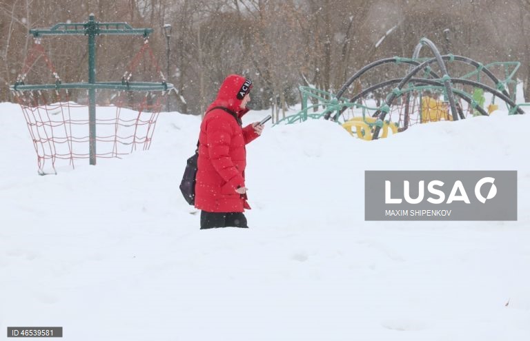 Rússia: Inverno em Moscovo