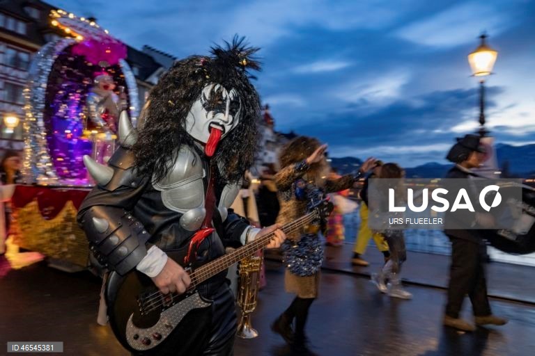 Suíça: Início do Carnaval de Lucerna