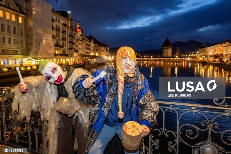 Suíça: Início do Carnaval de Lucerna