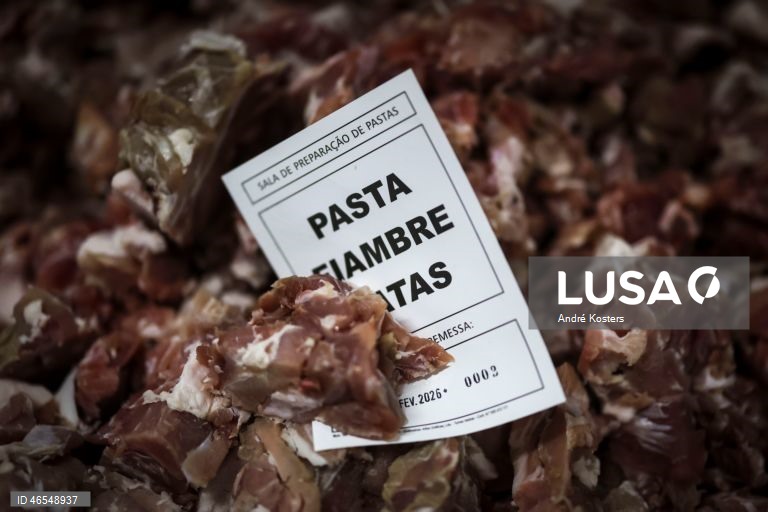 Processo de fabricação de salsichas na fábrica de Indústria e Comércio de Carnes, Sicasal, em Vila Franca do Rosário, Mafra.