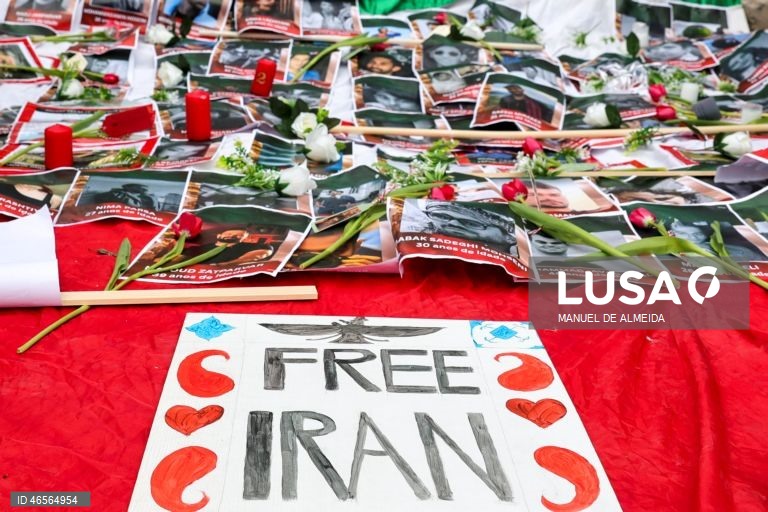 Lisboa: Manifestação contra regime iraniano