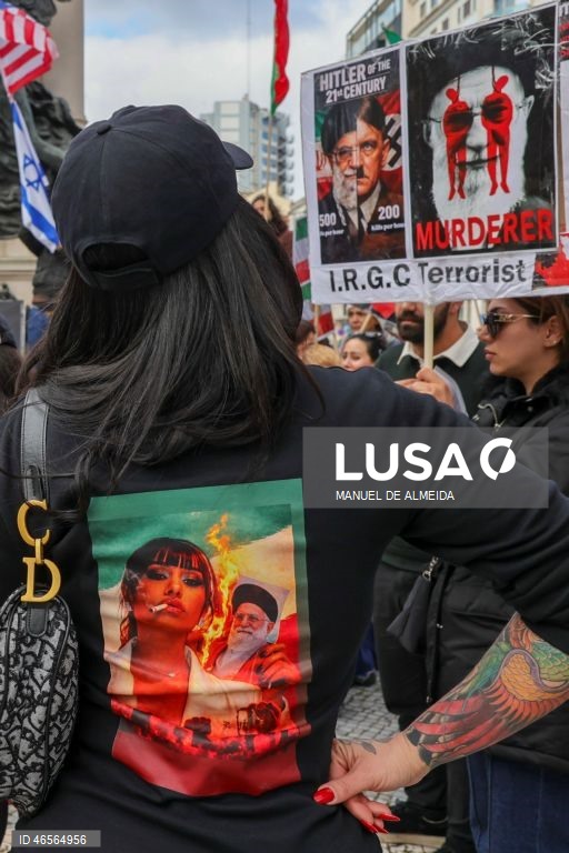 Lisboa: Manifestação contra regime iraniano