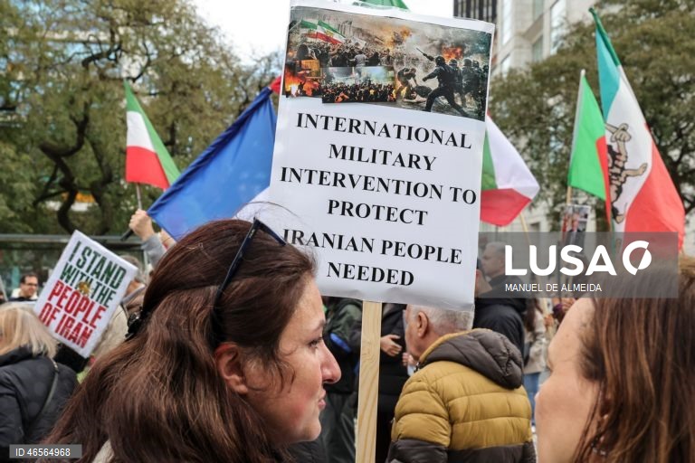 Lisboa: Manifestação contra regime iraniano