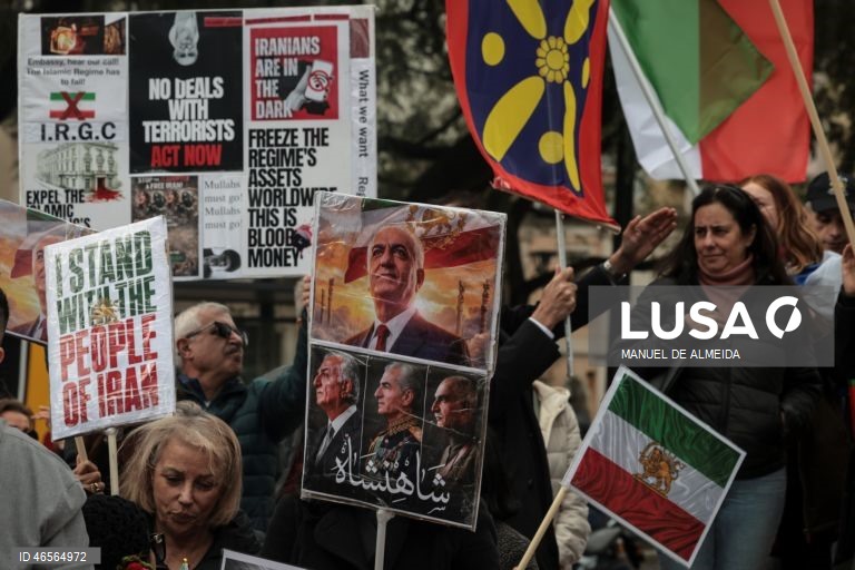 Lisboa: Manifestação contra regime iraniano