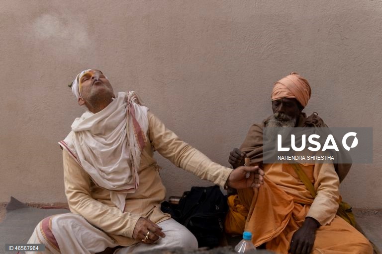 Festival Maha Shivaratri no Templo Pashupati em Katmandu, Nepal que é considerado um dos festivais mais auspiciosos para a comunidade hindu. Centenas de sadhus e peregrinos de todo o país e da vizinha Índia reúnem-se para celebrar o aniversário do deus Shiva, deus da criação e da destruição, oferecendo orações especiais e jejuando. A venda de maconha é ilegal no Nepal; no entanto, as autoridades ignoram a venda e o uso de maconha neste dia.