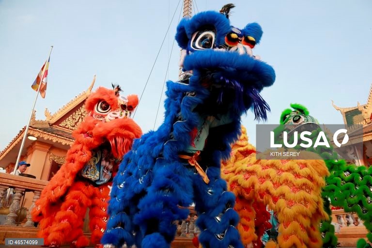 Camboja: Celebrações do Ano Novo Lunar Chinês em Phnom Penh