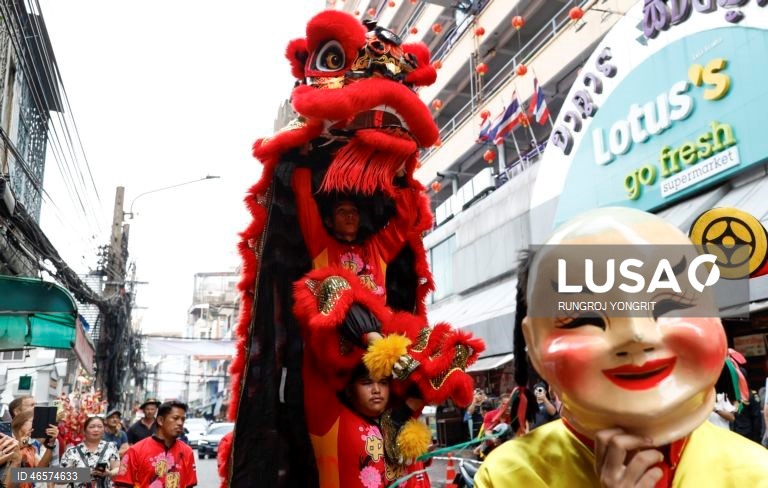 Tailândia: Celebrações do Ano Novo Lunar Chinês em Banguecoque